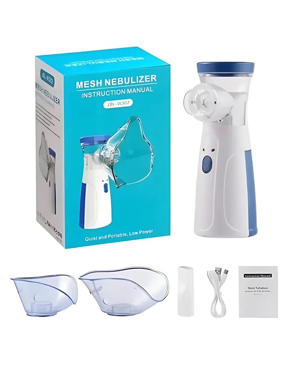 Portable Mesh Nebulizer (White)